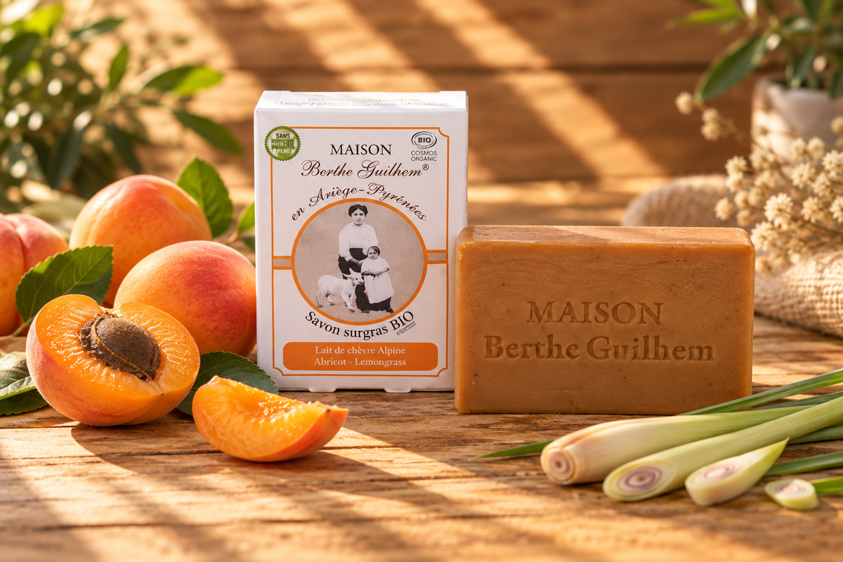Savon au lait de chèvre - Abricot & lemongrass