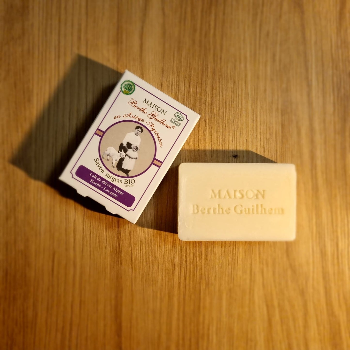 Savon au lait de chèvre - Parfum Lavande karité