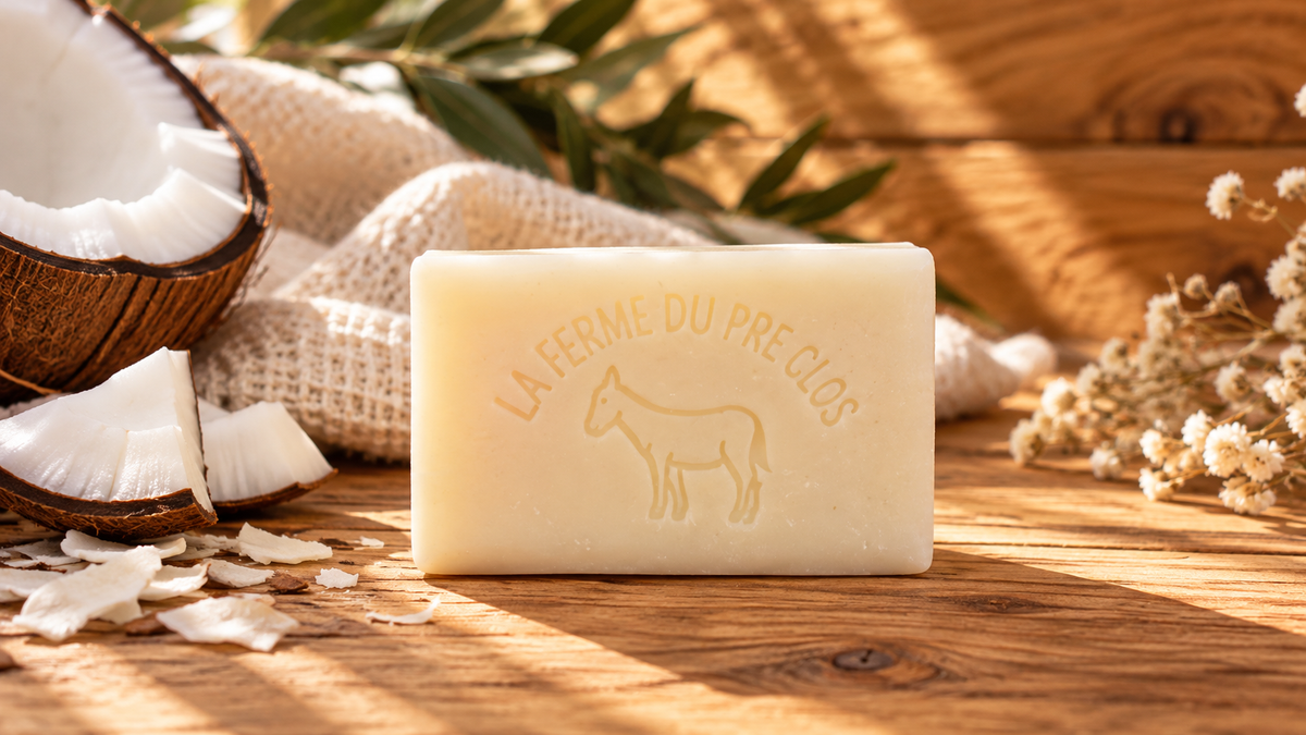 Savon au lait d’ânesse noix de coco