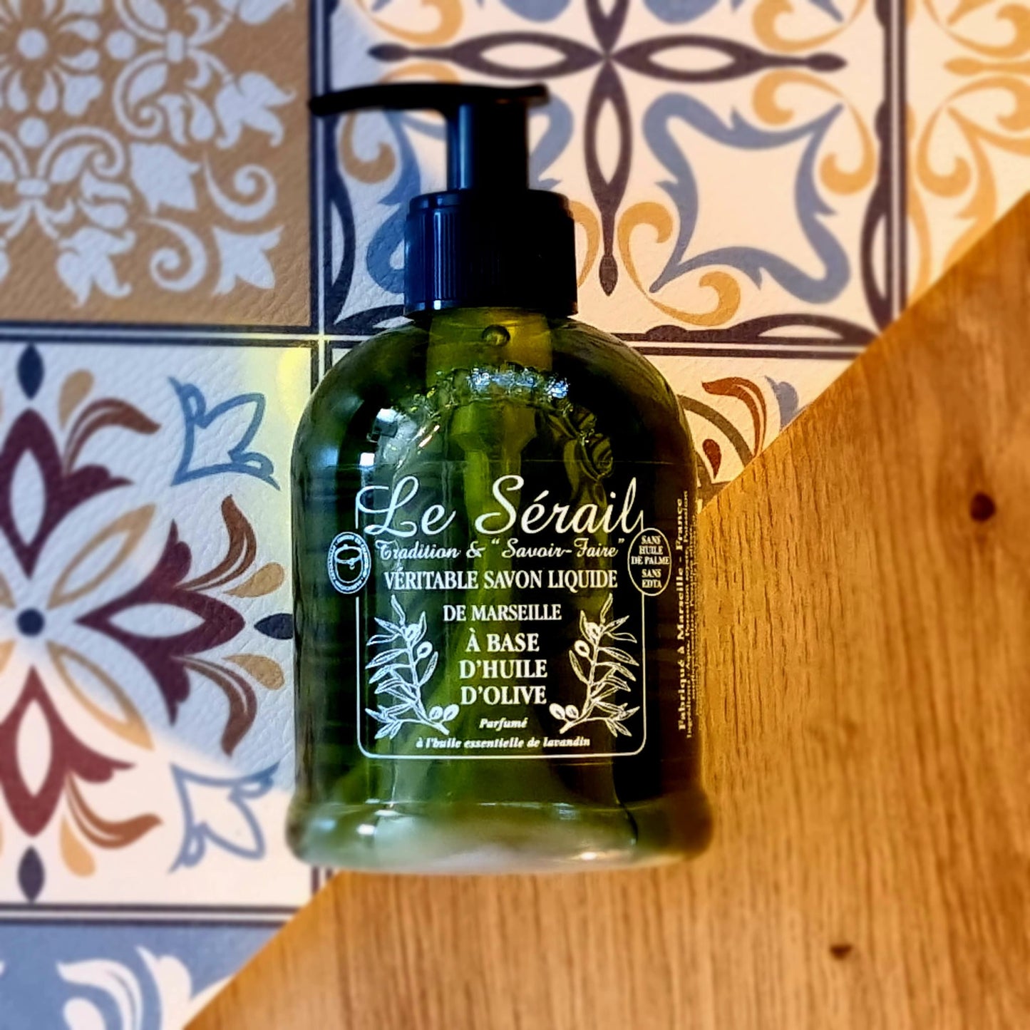 Savon de Marseille huile d’olive le Sérail 300ml