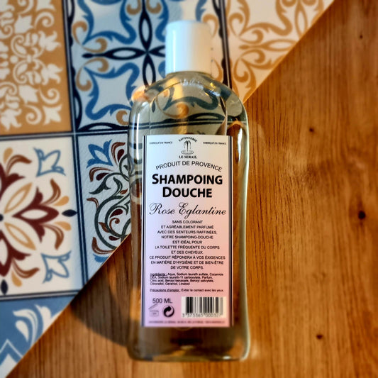 Shampoing douche rose églantine le Sérail 500ml