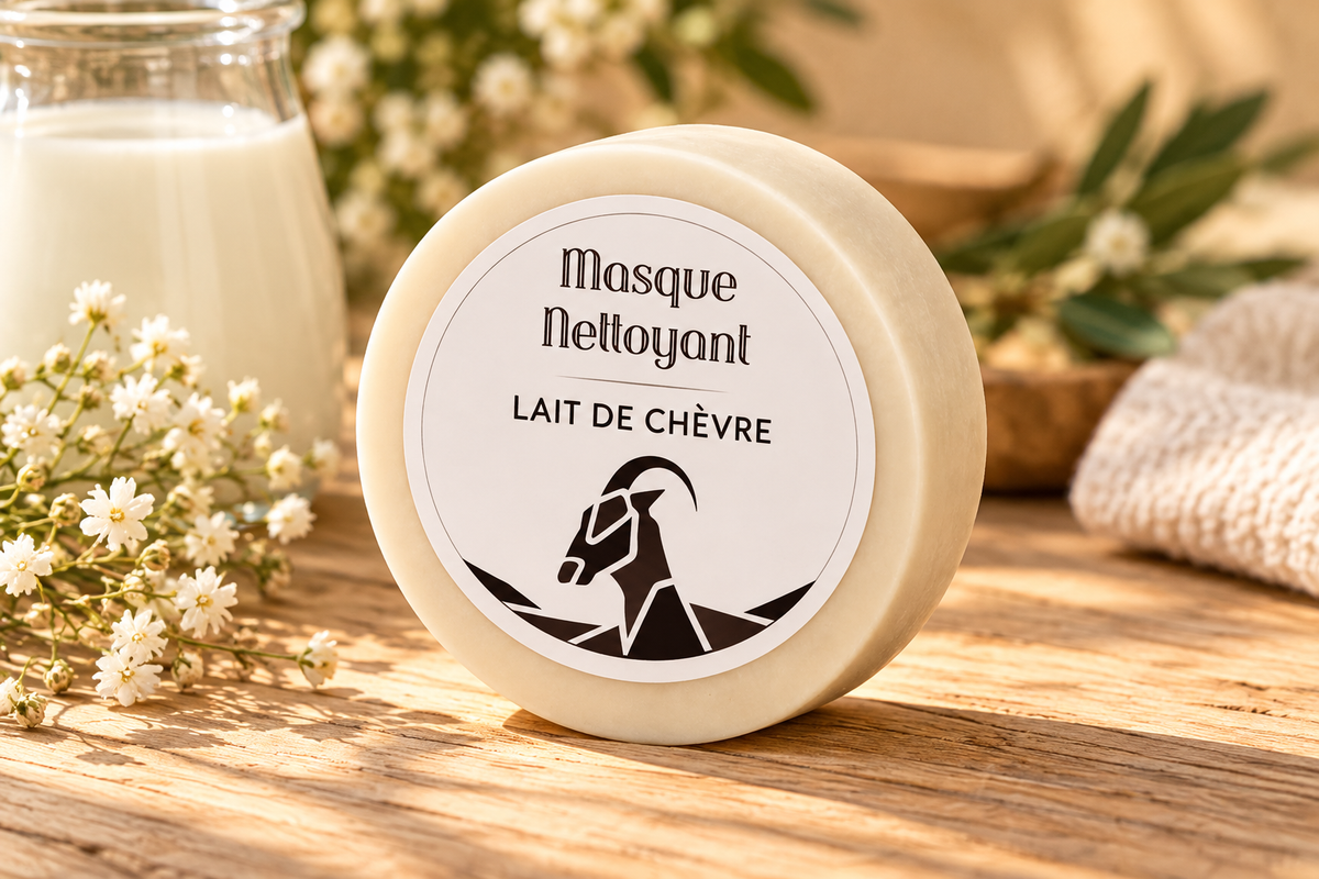 Masque visage au lait de chèvre