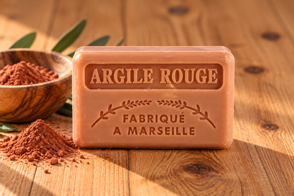 Savon argile rouge