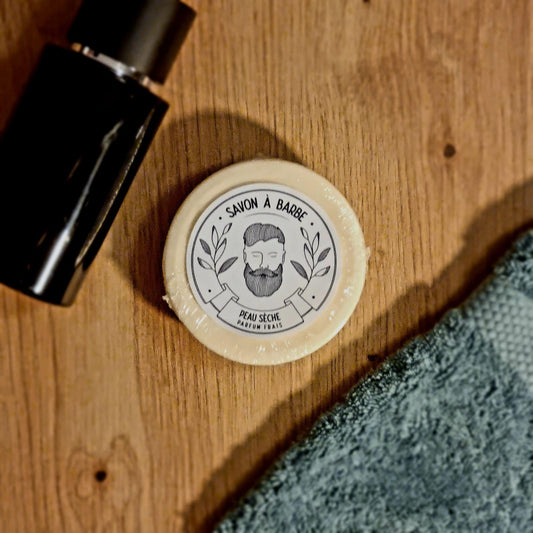 Savon barbe peau sèche