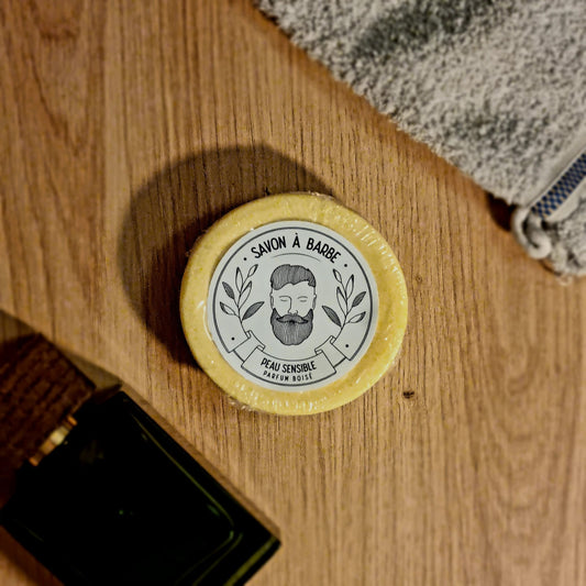 Savon barbe peau sensible